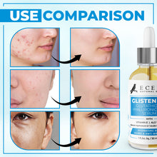 Ecelet Glisten Up! Glutathione + Hyaluronic Acid Serum – Dermatologically Tested, Clinically Approved – With Vitamin E & Aloe Vera – Hydrating, Brightening & Anti-Wrinkle – Visible Results in 15 Days (1 fl oz / 30 mL)
