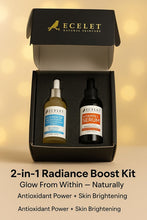 ECELET Brightening Duo | 20% Vitamin C Serum + Glutathione Hyaluronic Acid Serum – Radiance & Hydration Set